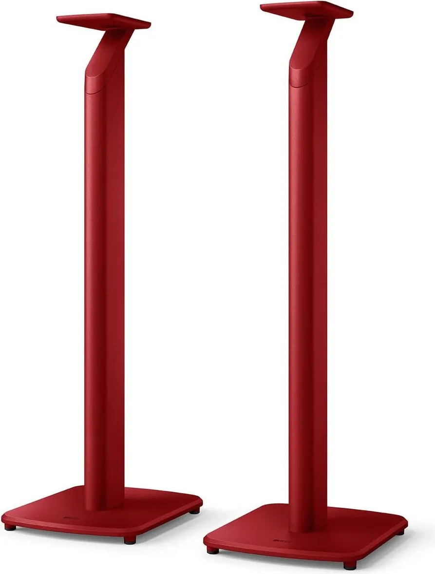 KEF Stand S1 Rouge pour LSX2 Wireless (la paire) Pieds pour enceintes