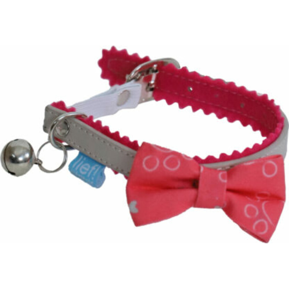 Lief! Kittenhalsband Girls met Strik27 cm