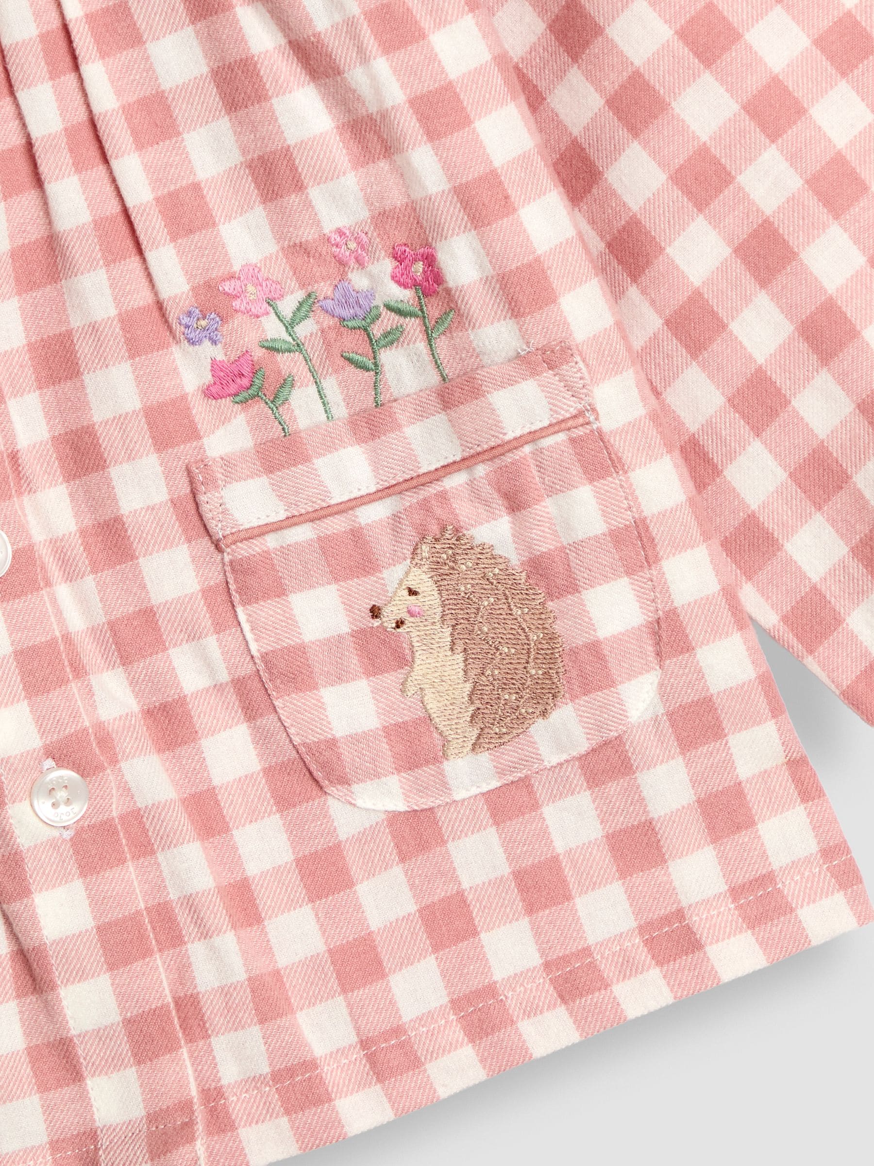 Roze egel - JoJo Maman Bébé Floral Pretty Pyjamas