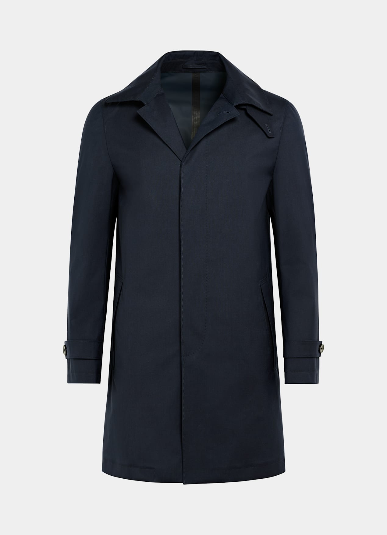 Manteau imperméable bleu marine