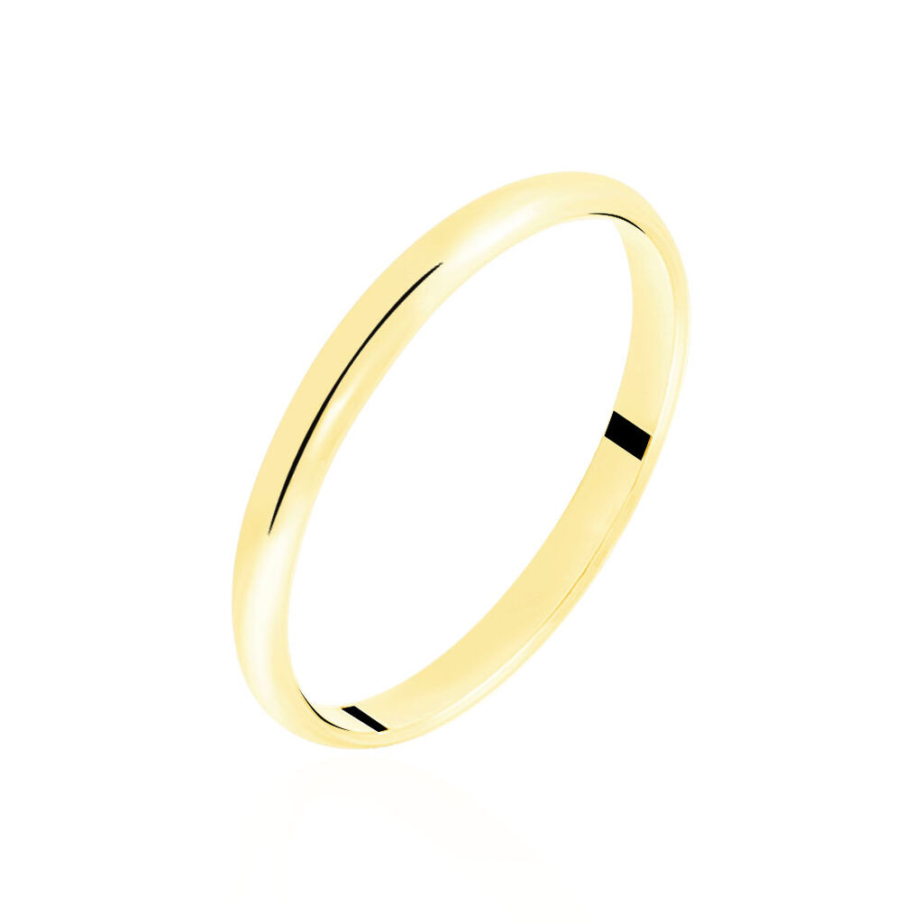 Alliance Meredithe Demi Jonc Classique Or Jaune