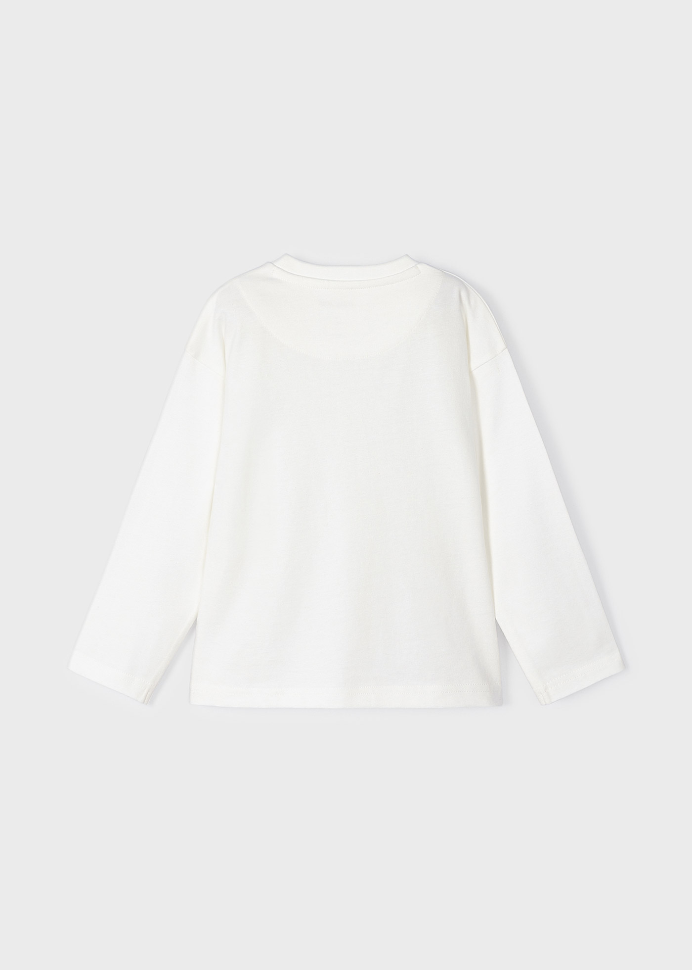 Camiseta infantil Better Cotton com ombros caídos