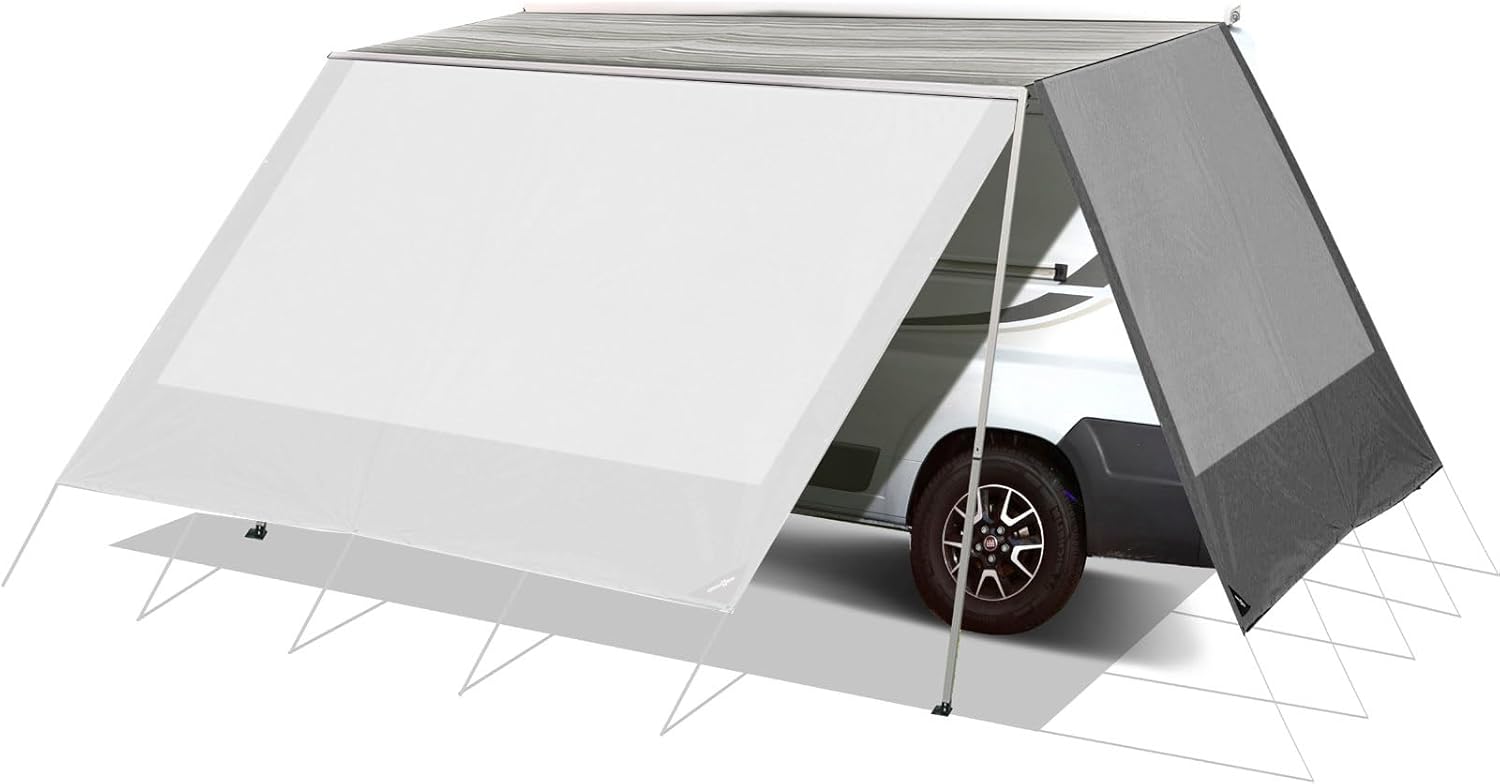 BRUNNER Sonnensegel Seitenwand Markise Belveder Camping Bus Sonnendach Wohnwagen