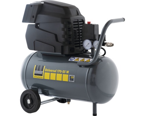 Schneider Universal compressor, 170 L inlaatcapaciteit, 25 L tank, 8 bar