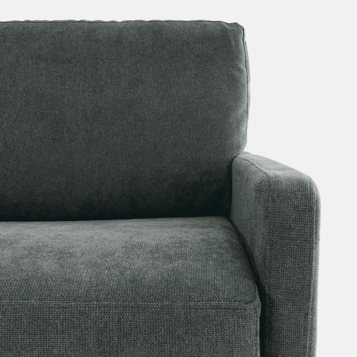 LA REDOUTE INTERIEURS<br>Cama alta, tecido texturizado, Bultex Marta