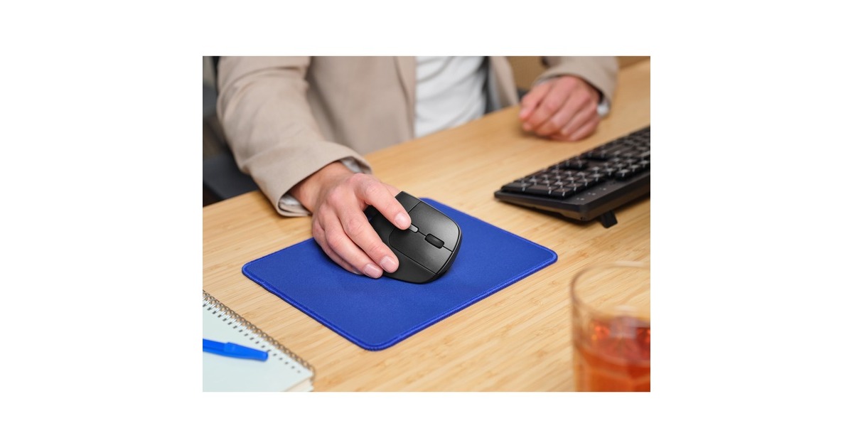 TrustBayo II Ergonomische draadloze muis  (Zwart, 800 dpi - 2.400 dpi)
