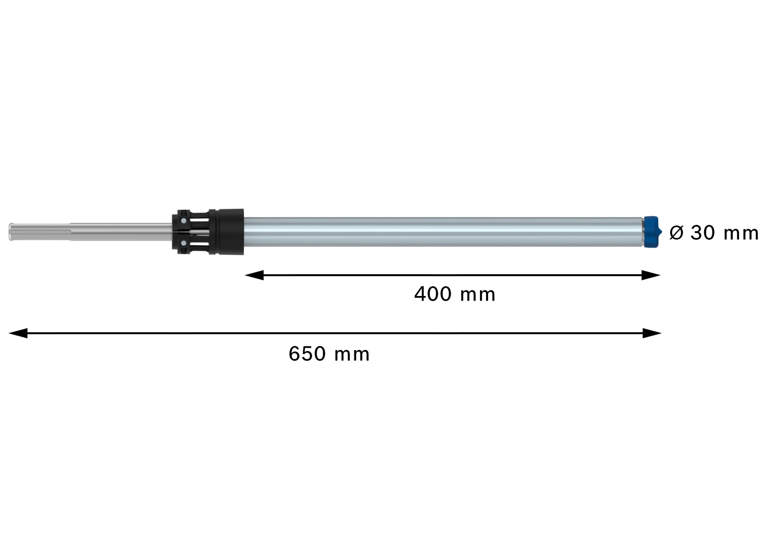 Bosch 2608901808 EXPERT Hamerboor SDS Clean SDS Max-8X - 30x400x650mm