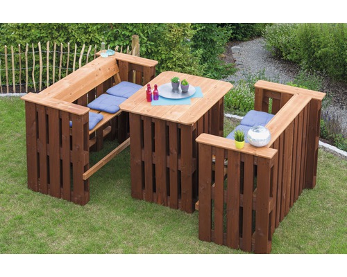 Projectpallet, half dwars, 60 x 80 x 15 cm, Zweeds rood