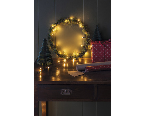 Konstsmide Micro LED-lichtsnoer 6,93 m + 3 m aansluitdraad 100 LED's amberkleurig licht