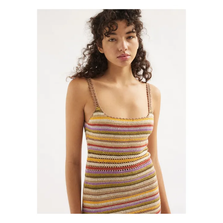 She Made Me Robe Rahi Mini Crochet | Taupe