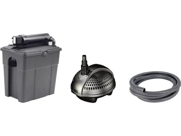 Pontec 50239 Multiclear set 8000 Filtersæt Med UVC-klaringsenhed 2500 l/h