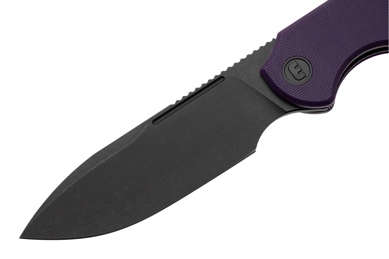 Eutektik Binary BIN-PBW-R Blackwashed 14C28N, Purple G10, zakmes