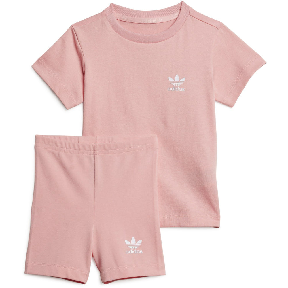 Køb adidas Originals Semi Pink Spark Cs T-shirt & Shorts