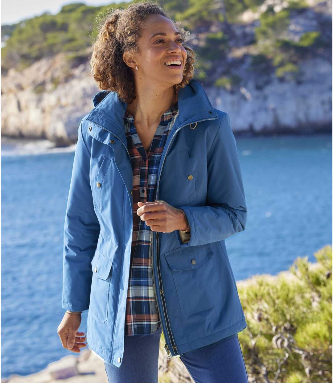 Parka à Capuche Mi-Saison