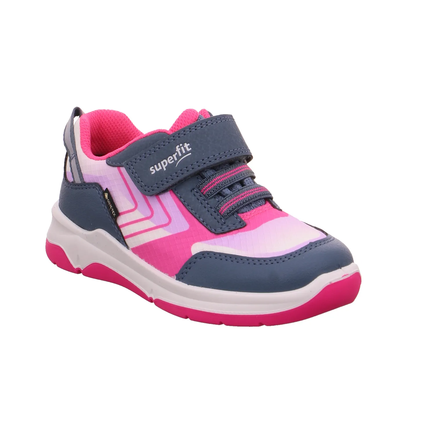SUPERFIT Kleinkinder-Sport -Halbschuh Blau Textil  Sneaker