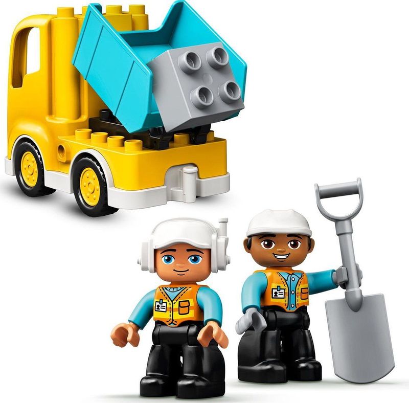 LEGO DUPLO - Truck & Graafmachine - Bouwset - Veelkleurig