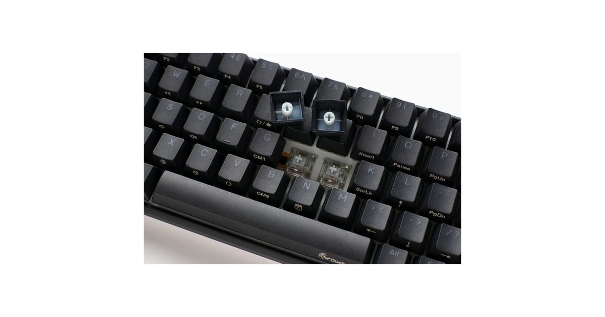 DuckyOne 3 Classic Mini, toetsenbord  (Zwart/wit, US lay-out, Cherry MX Brown, RGB led, Double-shot PBT, Hot-swappable, QUACK Mechanics, 60%)