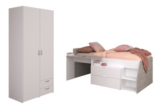 Parisot Kinderzimmer MILKY 14 2-teilig weiß/ grau