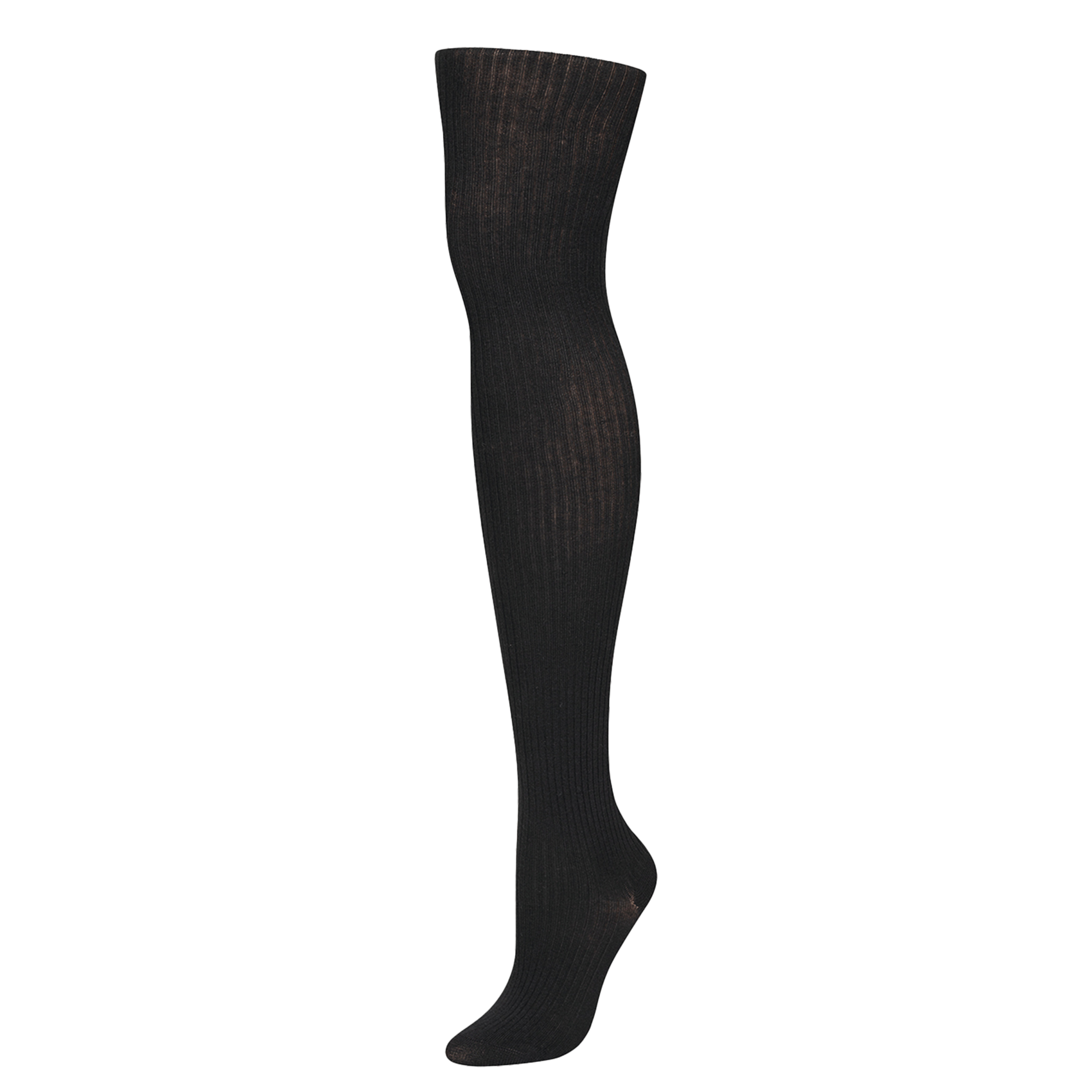 Collants côtelés | Noir