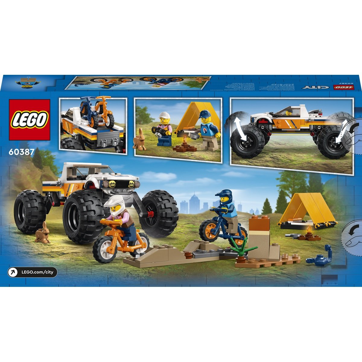 Les aventures du 4x4 tout-terrain Lego City 60387
