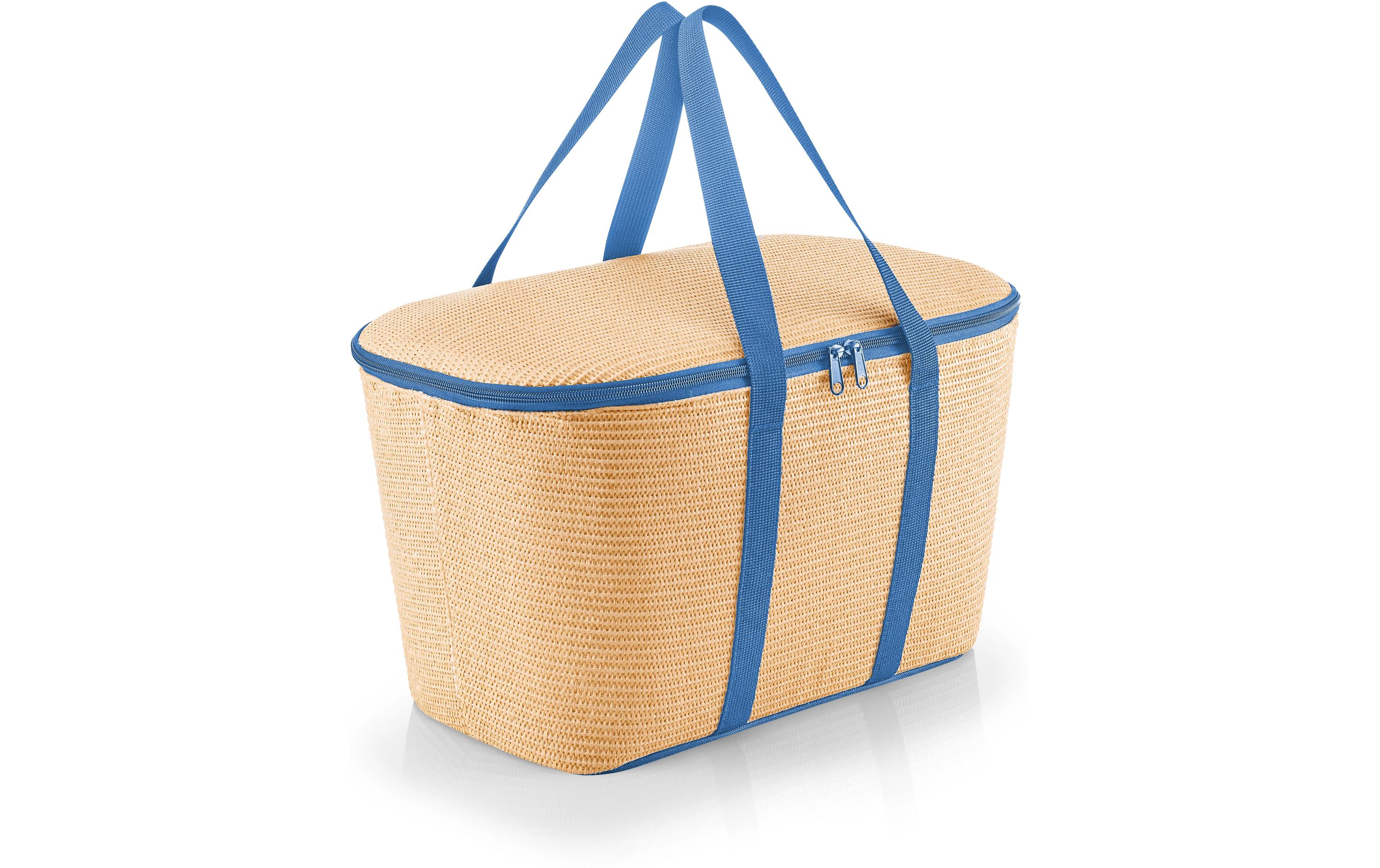 Kühltasche 20 l Raffia BlueCoolerbag mit Tragegriffen