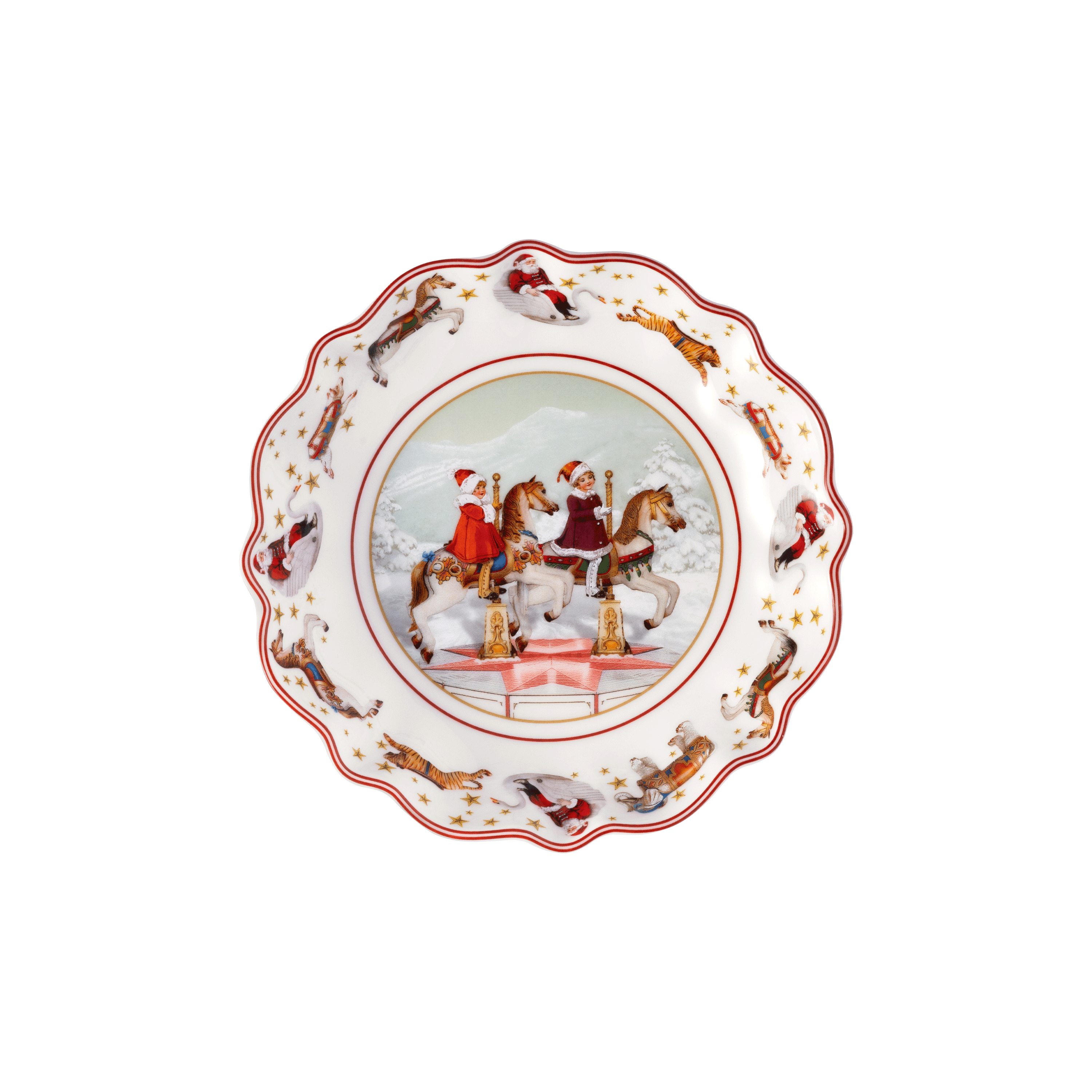 Annual Christmas Edition Bowl , Multi-colored, , 5.1 oz, Premium Porcelain