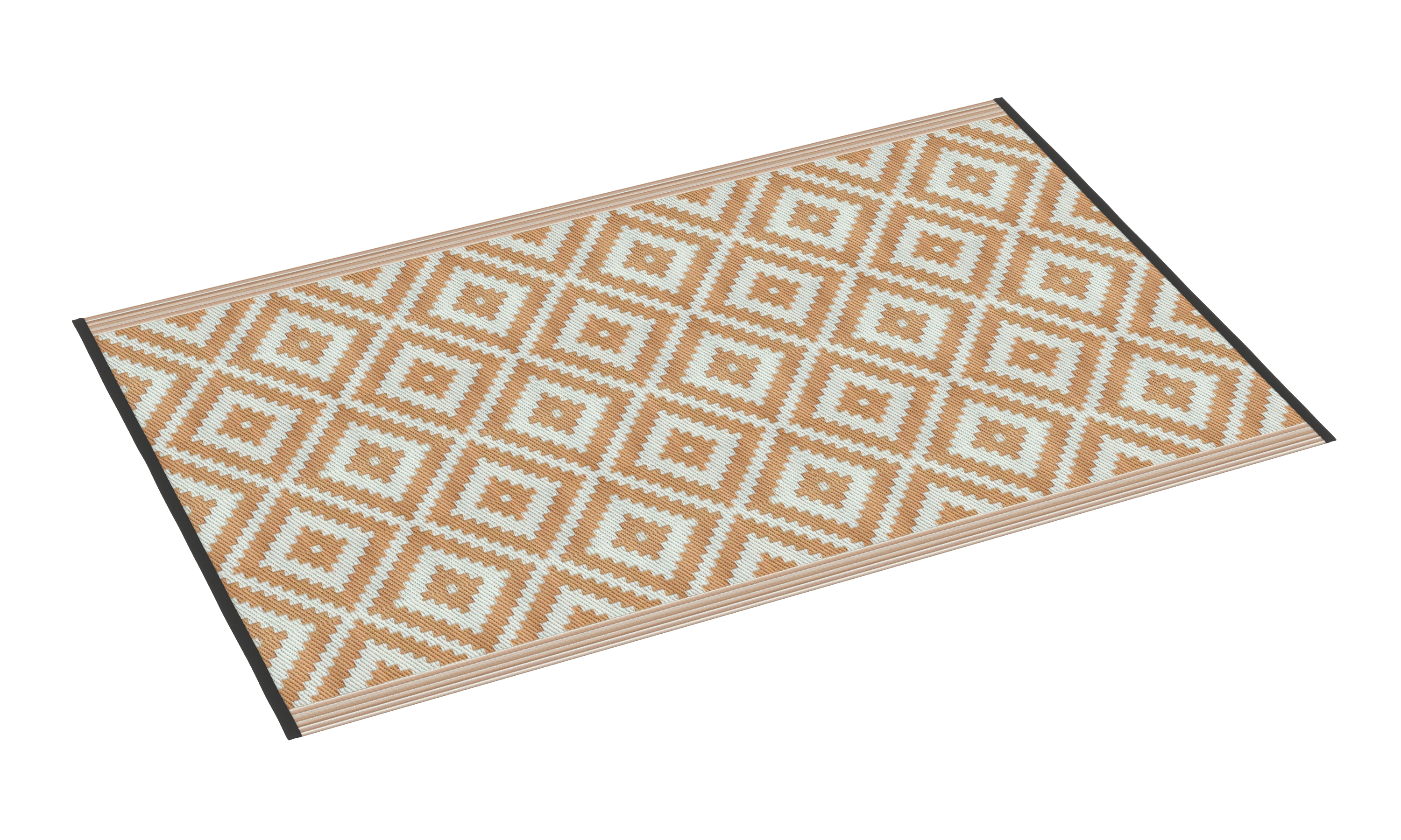 Outdoor Teppich KALUA 180 x 120 cm beige/weiss