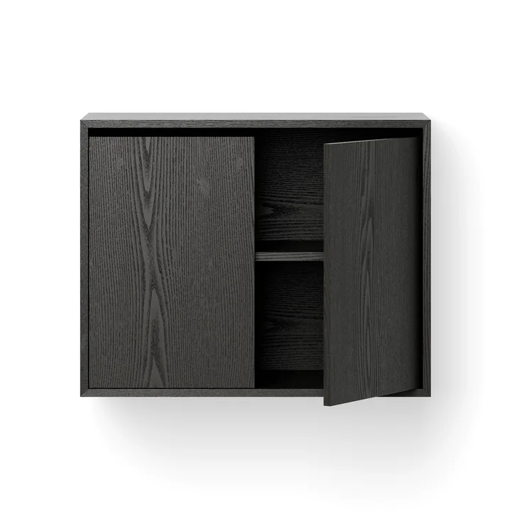 New Works - Hängeschrank mit Türen, hoch, Eiche natur