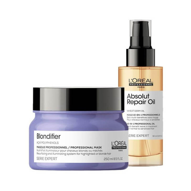 Duo masque & huile Blondifier L'Oréal Professionnel