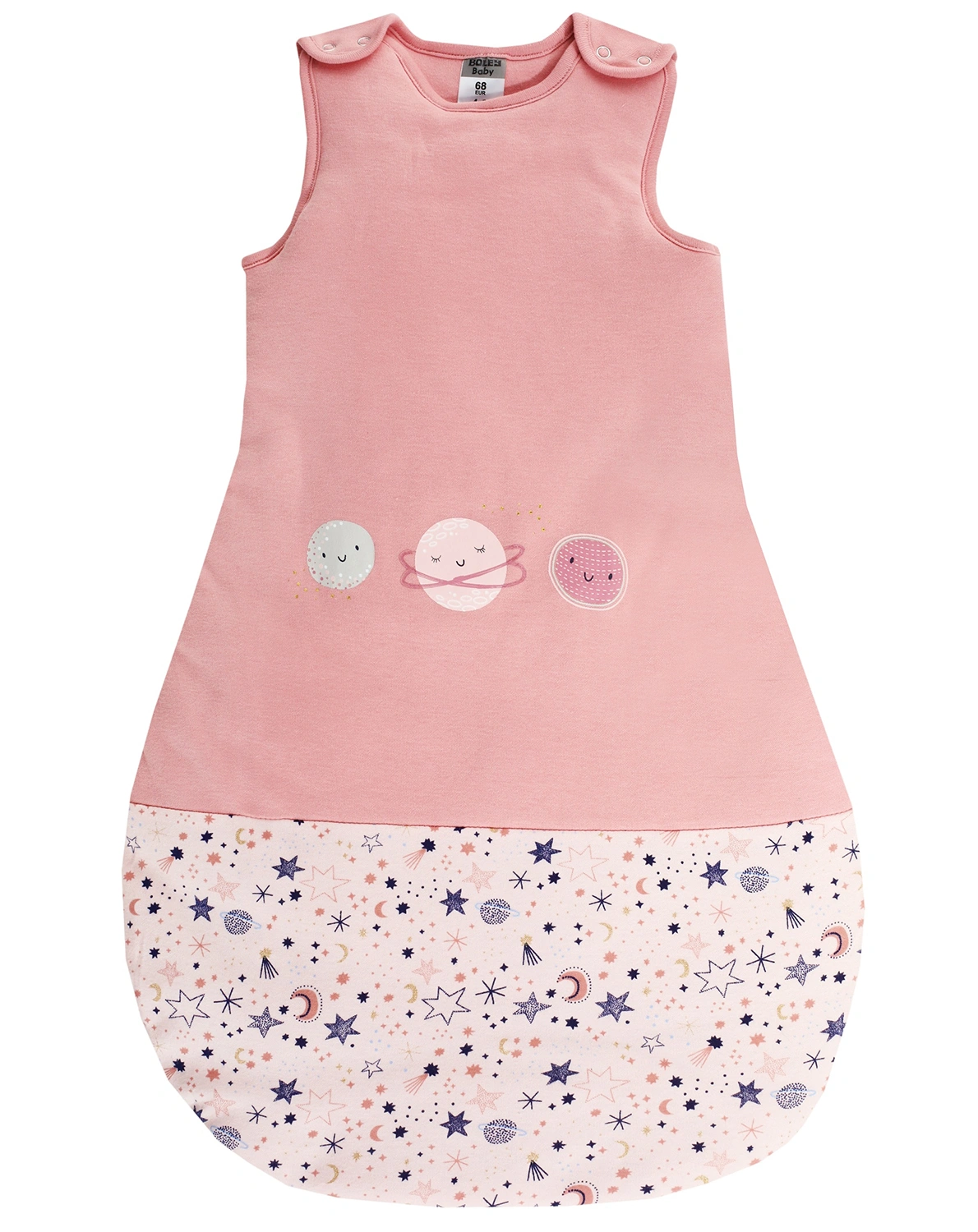 Schlafsack UNIVERSE wattiert in rosa