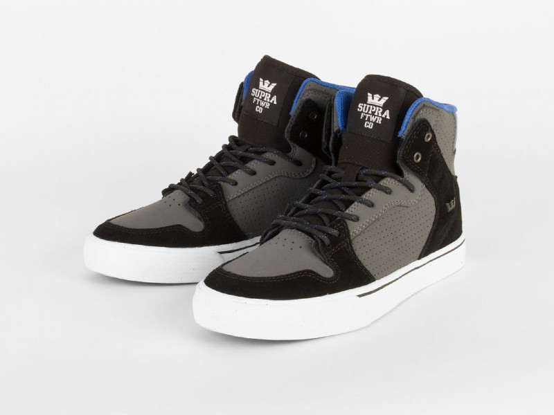 Supra Kids Vaider Charcoal/Black 1 US