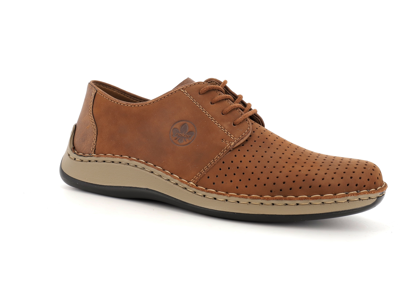 Rieker-05226 Cuir Cognac