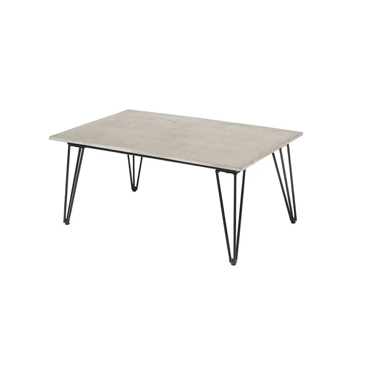 Bloomingville - Mundo Couchtisch, 90 x 60 cm, Beton / grau