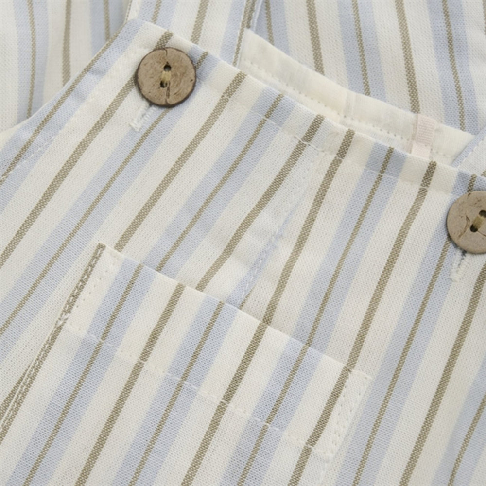 Køb Huttelihut Woven Stripe Silver Sage Smækbukser m. Foer