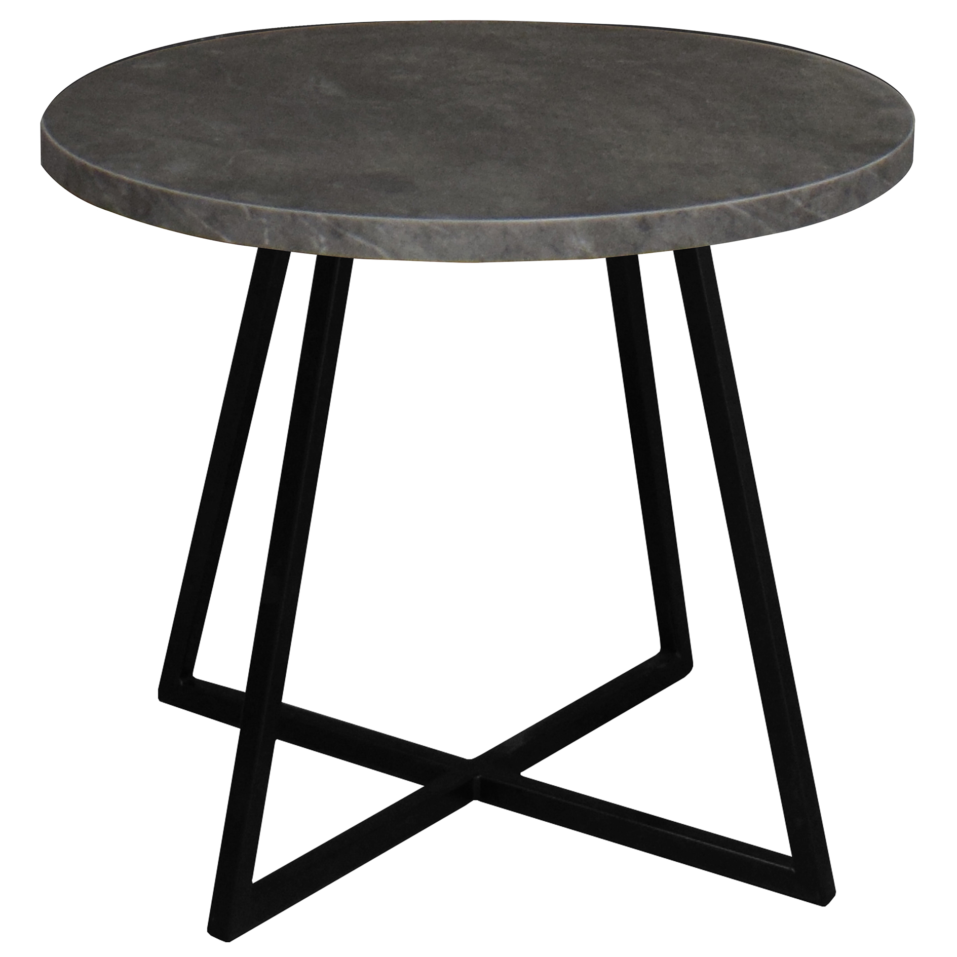 Couchtisch - grau-schwarz - Keramik-Optik