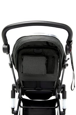 Beemoo Maxi 4 Sportsvogn, Black/Silver