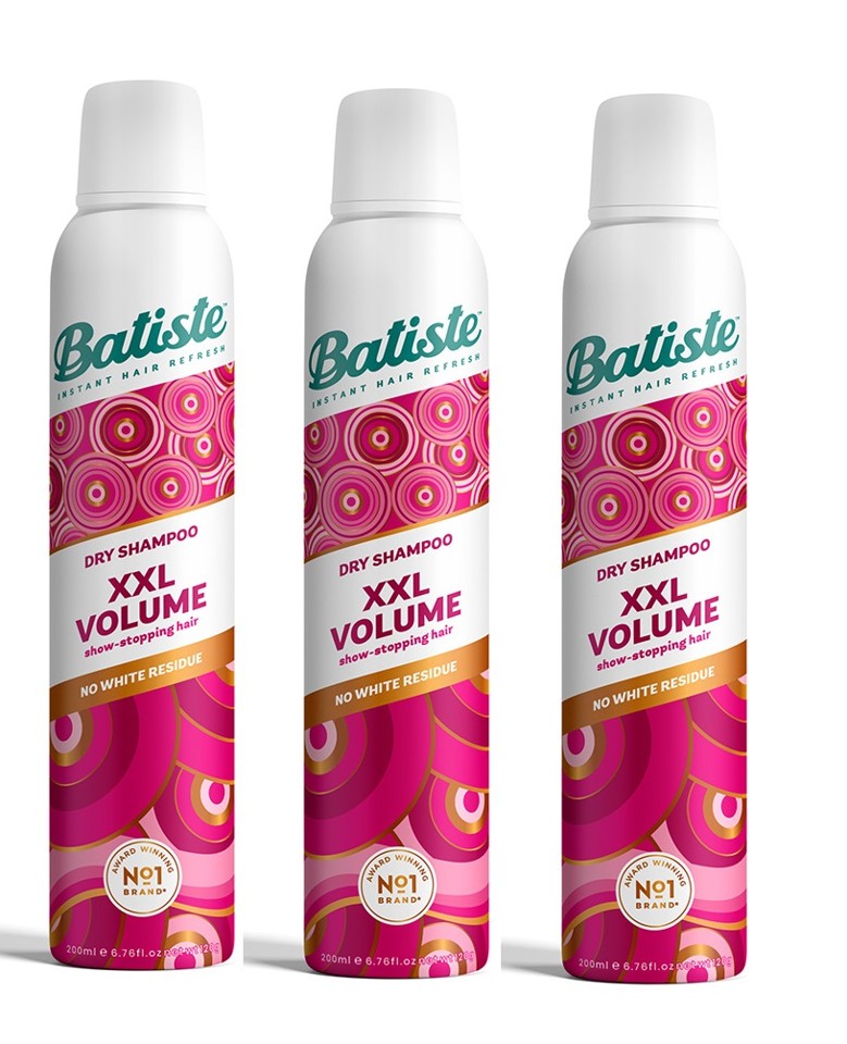 Batiste - 3 x Dry Shampoo Stylist Oomph My Locks XXL Volume Spray 200 ml - Tørshampoo