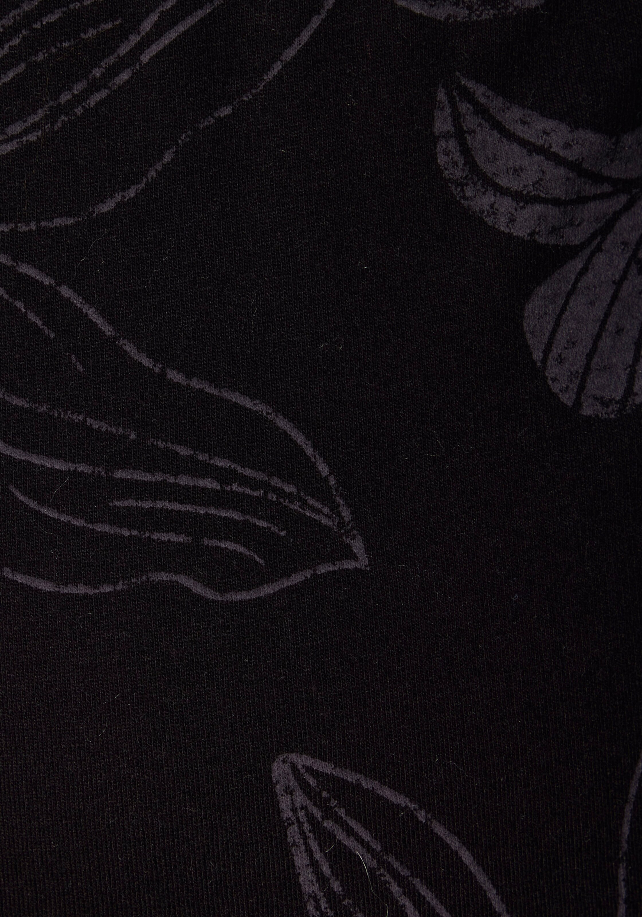 LASCANA Relaxshorts in schwarz-allover-gemustert