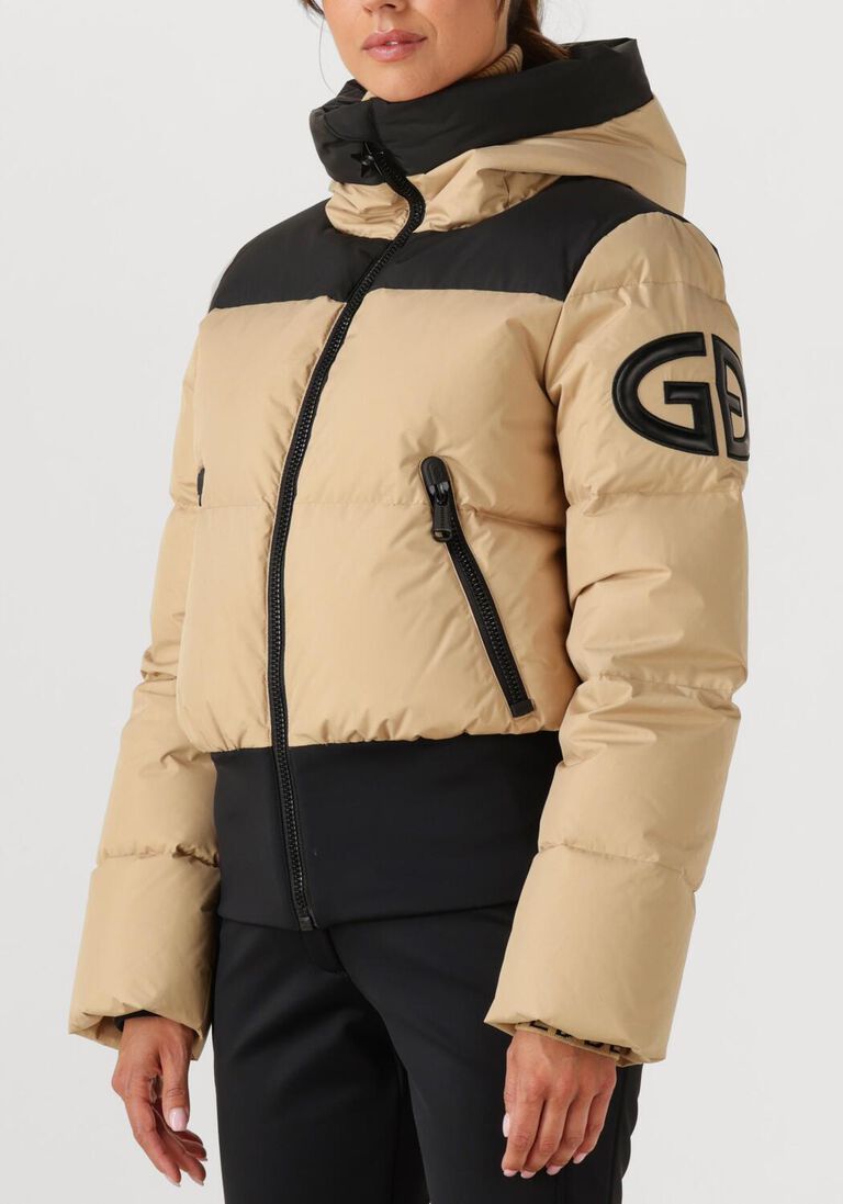 beige goldbergh gewatteerde jas village ski jacket