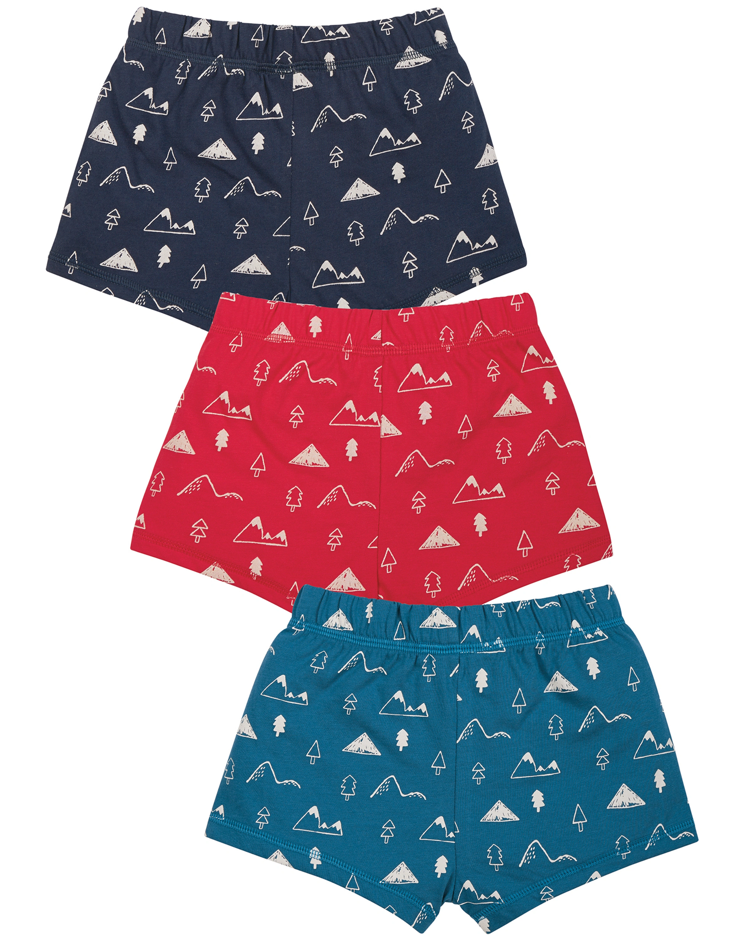 Boxershorts MOUNTAIN 3er-Pack in bunt