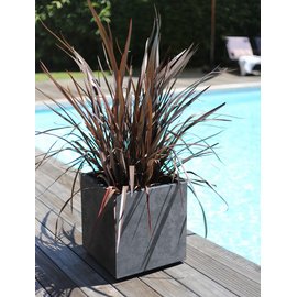 poétic Bac à plantes BASALT double paroi, 395 mm