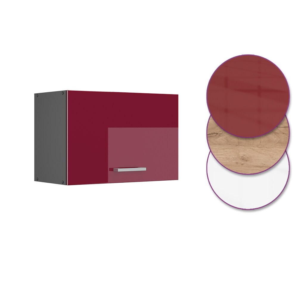 VICCO Küchenschrank Hängeschrank 60 cm flach R-Line Anthrazit
