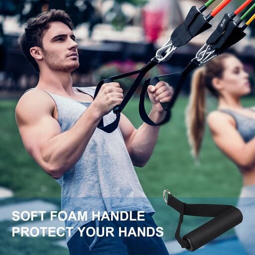 Faixas de resistência com correias OEM (5 faixas e acessórios)