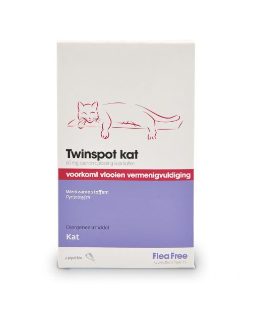 Flea Free Twinspot Kat - Anti vlooien en tekenmiddel