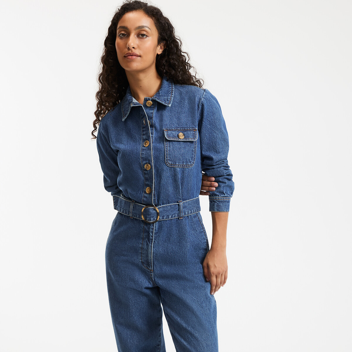COLEÇÕES LA REDOUTE<br>Macacão em ganga, Assinatura ERYN
