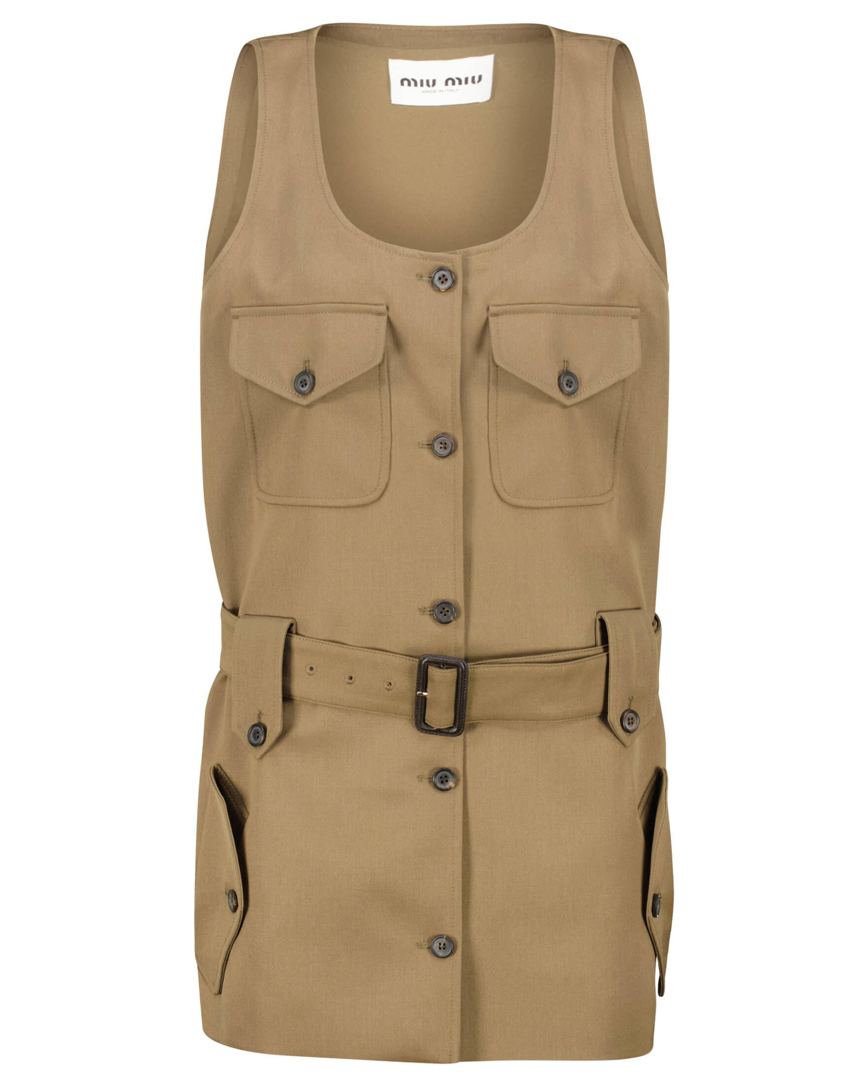 Miu Miu| Damen Minikleid aus Wollgabardine