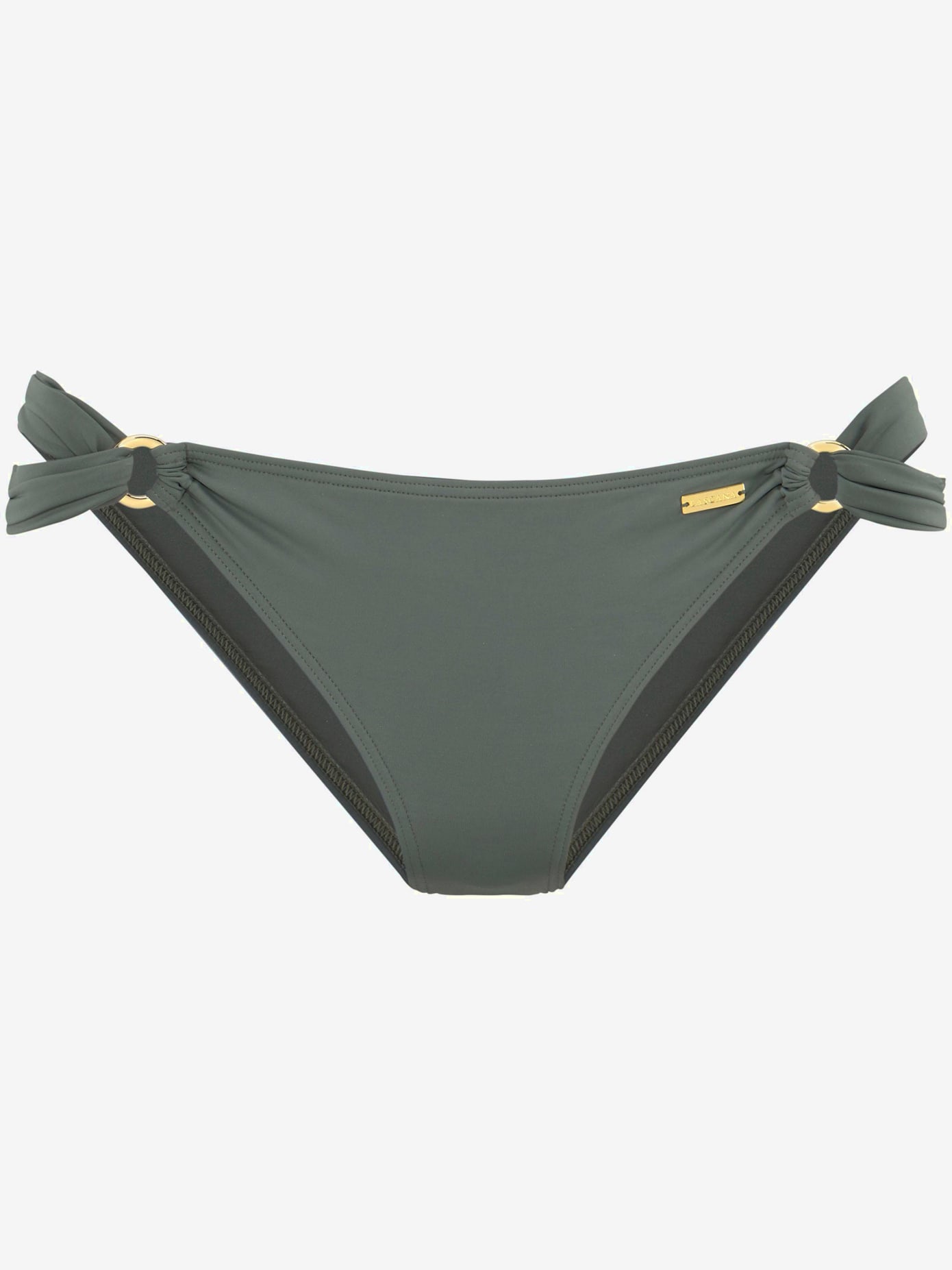 Bas de maillot de bain anneaux décoratifs couleur or