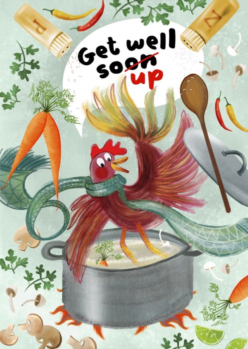 Fishuals | Beterschapskaart | Get well soup