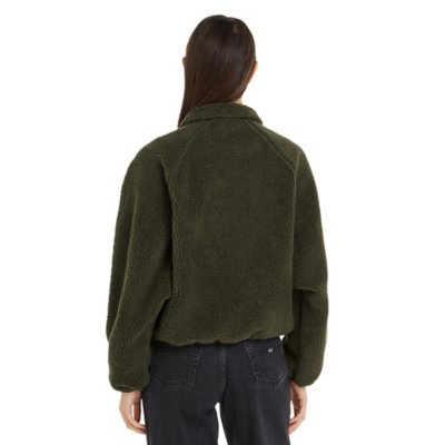 Veste femme Tjw Crp Teddy Mix Clrblk TOMMY HILFIGER