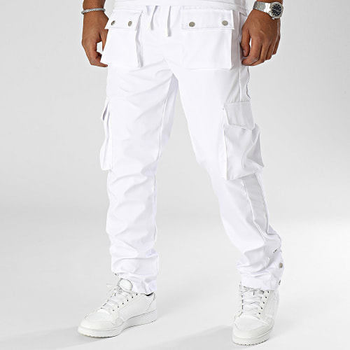 Pantalon Cargo Blanc